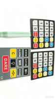 Panneau de clavier à commande numérique pour détecteur de métaux MESUTROC avec personnalisation par film PET