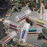 Caméléon liquide holographique Chrome irisé effet miroir Pigment haute brillance Nail Art paillettes luxe maison bricolage ongles conseils