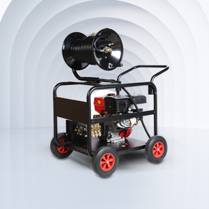 Machine de dragage de canalisations à moteur essence, grand débit 30L/min, pour le nettoyage des égouts communautaires - Product Image 1