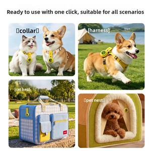 Collier pendentif en gel de silicone à l'<span class=keywords><strong>huile</strong></span> <span class=keywords><strong>essentielle</strong></span> anti-puces pour chiens et chats de petite et moyenne taille - Anti-moustiques et parasites externes - Product Image 4