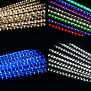 Twinkle Star Meteor Shower Pluie Lights 30cm 8Tubes 192LED Valentine Icicle Snow Falling Christmas Outdoor Raindrop Lights Decor - Product Image 5