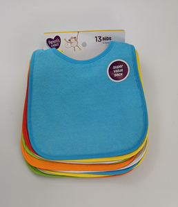 Bavaglini Originali per Neonati 0-3 Anni, 100% Cotone, Antibatterici, Ecologici, Rotondi e Girevoli con Chiusura a Strappo - Product Image 2