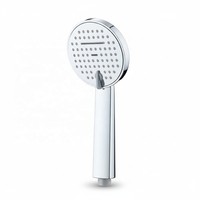 Douche à main légère et durable avec panneau chromé, interrupteur multi-mode, poignée ergonomique cylindrique droite, salles de bain