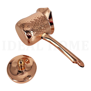 Nuevo diseño martillado turco cobre café griego Arabia cafetera leche café calentador olla <span class=keywords><strong>para</strong></span> estufa - Product Image 4