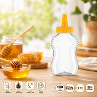 Bouchon de bouteille à pression antidérapant côtelé hermétique pour miel, huile, sauces, restauration, vente en gros