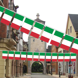 Vente en gros mini drapeau italien fanion bannière petite république d'Italie décorations pour les événements patriotiques remise des diplômes Thanksgiving - Product Image 3