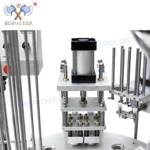 Bespacker 2023 Hoàn Toàn Tự Động Bơ Đậu Phộng Nước Sốt Kem Cốc Nhựa Làm Đầy Quay Và Niêm Phong Máy Với Sưởi Ấm Phễu - Product Image 5