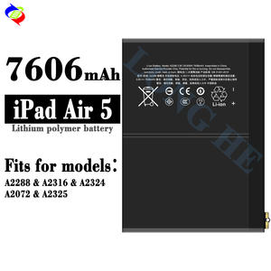 Batterie de tablette pour iPad 5 Air A2288 <span class=keywords><strong>A2316</strong></span> A2324 A2072 A2325 7606mAh - Product Image 2