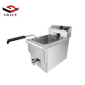 Nouvelle friteuse électrique à induction en acier inoxydable GRACE pour cuisine industrielle et restaurant, <span class=keywords><strong>12L</strong></span>, garantie 1 an - Product Image 2