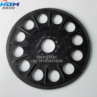 Bonne qualité roue motrice rapière métier à tisser pièces de rechange K88 rapière roue matériau en Fiber de carbone 136T 2558276 pour P1001 Machine Textile