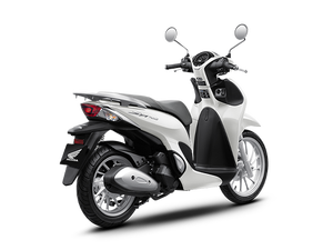 Moto automatique blanche haut de gamme 125cc, scooter urbain élégant à essence, moteur haute performance refroidi par liquide, moto urbaine pour femmes - Product Image 3