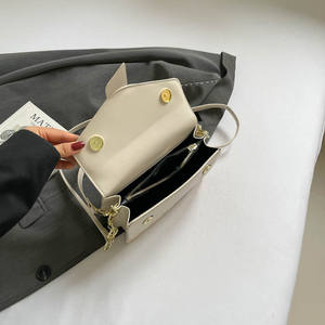 2025韩版几何防水<span class=keywords><strong>PU</strong></span>时尚单肩斜挎包女多功能小方包 - Product Image 4