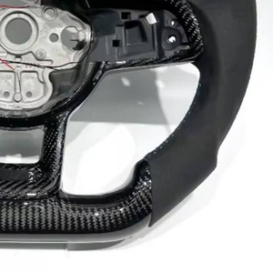 Volant en fibre de carbone Alcantara LED pour VW CC Volkswagen <span class=keywords><strong>Golf</strong></span> 5 6 <span class=keywords><strong>Golf</strong></span> 7 7.8 R <span class=keywords><strong>7R</strong></span> MK5 MK6 MK7 GTI Polo Passat B7 B8 Tiguan - Product Image 4