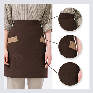 ผ้ากันเปื้อนสำหรับทำความสะอาดร้านอาหารร้านกาแฟออกแบบได้ตามต้องการมีกระเป๋าสำหรับร้านตัดผม - Product Image 2