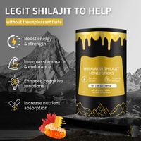 Offre Spéciale : Pommade à l'Acide Fulvique de Gentiane, au Miel et à la Résine de Shilajit – 30 Sachets par Flacon pour Hommes et Personnes Âgées d'Âge Moyen