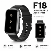 Bracelet de transcription vocale IA BT 5.3 avec fonction voix-vers-texte pour la traduction de conférences et les notes de réunion
