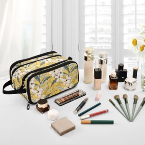 Custom Printed Portable Zipper Travel Makeup Brush Organizer Personalized Cosmetic <b>Bag</b> for Women - Product Image 6