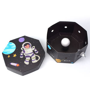 Genesis üretim DIY kiti ay fazı modeli çocuklar için kök öğretici oyuncaklar şişme kağıt oyuncaklar - Product Image 1