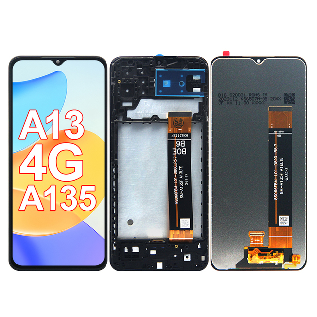 6.5 Inch Original Touch Digitizer Assembly Replacement A135 Mobile Phone A13 4G Display LCD Screen for Samsung A135U A135 M F