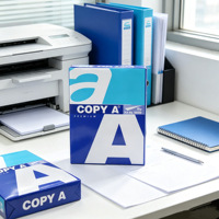 Papier Copie A4 70g/75g/80g Lisse Anti-transfert Blanc 100% Pâte de Bois Vierge pour Usage Bureautique