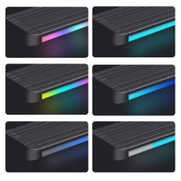 Estribos Retráctiles Shouyi con Luz LED Automática, Pedal Eléctrico para Automóvil, Escalones Laterales Automáticos de Aleación de Aluminio en Negro para BMW X5/X6/X7