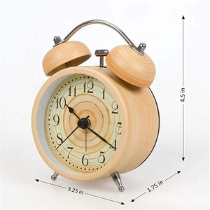 <span class=keywords><strong>Réveil</strong></span> de bureau et de table intelligent rétro <span class=keywords><strong>vintage</strong></span> Vente en gros de cadeaux de promotion de <span class=keywords><strong>radio</strong></span> en <span class=keywords><strong>bois</strong></span> en vrac personnalisés, impression mécanique souvenir - Product Image 3