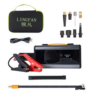 <span class=keywords><strong>6</strong></span> en <span class=keywords><strong>1</strong></span> Car Jump Starter Kit Motocicleta Bomba Compresor Batería Booster Jump Start Banco de energía Car Jump Starter con Inflador de neumáticos - Product Image 4