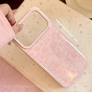 Funda para Teléfono Apple 17 Promax con Estampado de Leopardo <span class=keywords><strong>Rosa</strong></span>, Funda Suave con Pegamento de Goteo para <span class=keywords><strong>iPhone</strong></span> 17 - Product Image 4