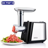 Offre Spéciale : Hachoir à Viande Électrique De Maria MGB-05 250ml, Haute Efficacité 500W, en Acier Inoxydable, pour Kibbeh, Sûr et Silencieux, Usage Domestique