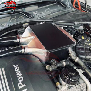 Комплект для тюнинга интеркулера JTLD Performance из алюминия с ЧПУ, верхнее крепление, полный комплект с трубопроводами для BMW F80 S55 M2 M3 M4 - Product Image 5