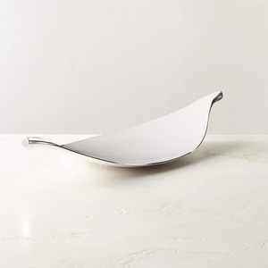 Cast Aluminium <b>Leaf</b> Decorative Tray Antique Finish Metal <b>Leaf</b> Shaped Tray for Home Decor Serving Table Centerpiece and Gift Use - Product Image 1