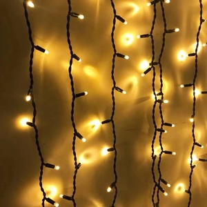 OEM Trung Quốc cung cấp cáp cao su 220V -240V CE ROHS ngoài trời IP65 không thấm nước LED Curtain Lights - Product Image 4