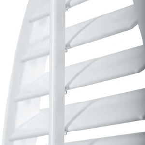 Volets de fenêtre en <span class=keywords><strong>bois</strong></span> modernes, horizontaux, ronds, à lamelles de 89 mm, peints, durables et écologiques pour l'Australie - Product Image 2