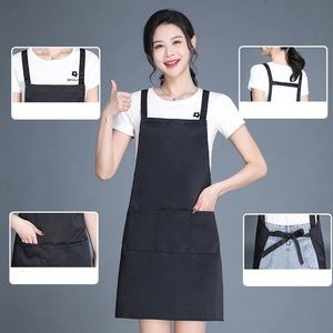 Wsy744 Custom Heavy Duty Baking Cooking Printed Canvas Oxford With Two Pockets Cotton Apron - Product Image 4