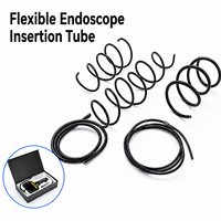 Tube flexible en acier/fer sur mesure avec couche extérieure en silicone, support de montage multi-usage pour caméra sportive et endoscope