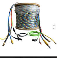 Meilleure Vente Matériel Importé Dispositif de Bobinage Manuel pour Tube Ombilical de Plongée à 5 Sections 5-en-1 Air Vidéo Communication Eau Chaude