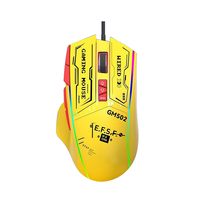 Souris de jeu filaire USB RGB personnalisable, 11 touches programmables, 12800 DPI, rétroéclairage arc-en-ciel, pour droitiers, pour joueurs PC