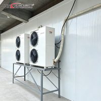 Chambre froide commerciale, équipement de stockage frigorifique, conteneur congélateur de 20 pieds, conteneur frigorifique walk-in, unité de réfrigération