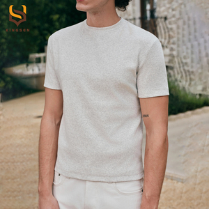 Factory OEM ODM 100% Cotton Men's <b>T</b>-<b>Shirt</b> Gym Slim Fit Tee <b>Shirt</b> Casual Blank Plain <b>Muscle</b> <b>T</b> <b>Shirt</b> for Custom - Product Image 2