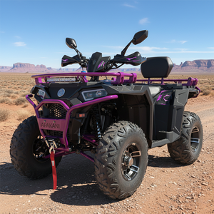 High and Low Double Seats Fuel ATV 4x4 Farm Mountain Off-Road All Terrain Vehicle