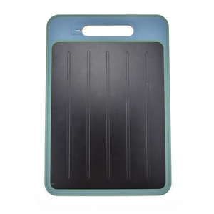 Tablero de corte de descongelación de doble cara, afilador de cuchillos, acero inoxidable, bloques de Metal de aluminio, plástico de cocina, 36,5x25 Cm - Product Image 2