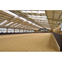 Couvertures de cours de sport à Structure en acier préfabriquées pour arènes de cheval et Stables pour chevaux