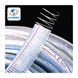 Flexível <span class=keywords><strong>pvc</strong></span> aço fio sucção mangueira composta alta pressão aço fio mangueira para irrigação sistema bomba sucção tubo - Product Image 1