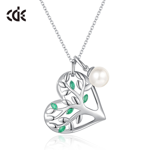 CDE China Dainty Jewelry Heart Crystal Fashion <strong>Necklaces</strong> <strong>Tree</strong> of Life for Women - Product Image 1
