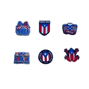 Nuevas cuentas de silicona con pegamento para decoración de bolígrafos, accesorios DIY para bolígrafos, serie Día de la Independencia. - Product Image 6