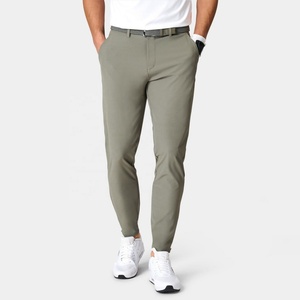 Pantalons longs pour hommes de haute qualité OEM, personnalisés, originaux, vente chaude, pantalons de golf fins d'été pour hommes, respirants, extensibles, coupe ajustée - Product Image 1