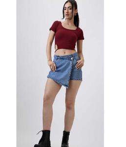 Débardeur court en coton extensible pour femmes, doux, léger, respirant, séchage rapide, activités de plein air estivales, décontracté, superposé, tendance - Product Image 3