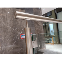 Rampe en verre en acier inoxydable 304 316, fixation murale, la plus vendue, pour extérieur et intérieur, pour balcon, balustrade, patio, escalier, piscine
