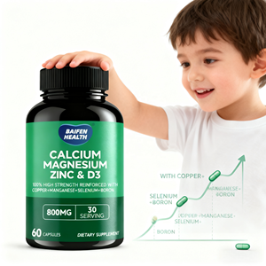 Comprimés de calcium, magnésium et zinc OEM/ODM, complément alimentaire vitaminique et minéral pour adultes, améliore l'immunité - Product Image 5