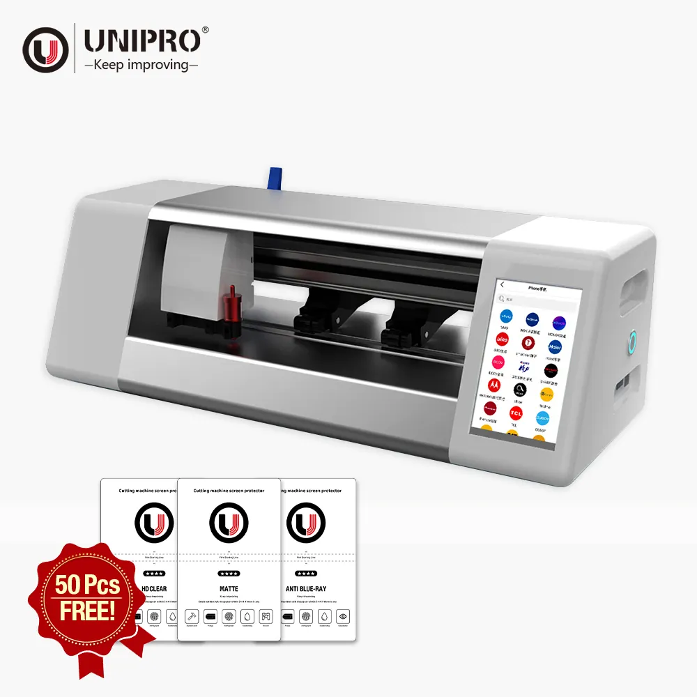UNIPRO Screen Make Mobile Phone Back Skin Protective Film Cutter Screen Protector Cutting Machine For Hydrogel Film